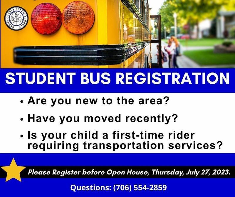Bus tranportation flyer